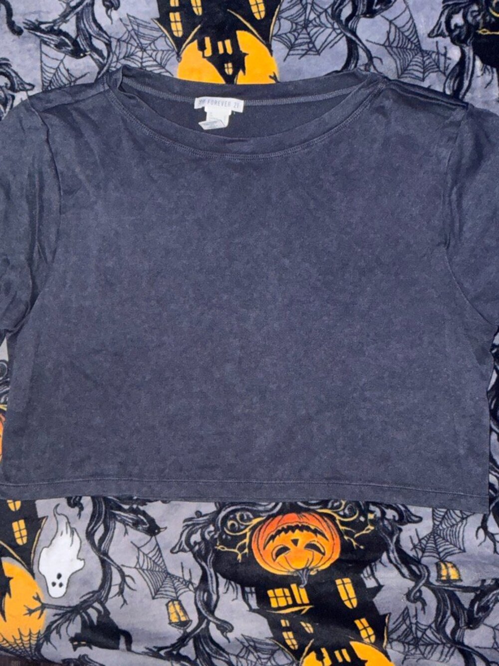 Distressed Crop Top